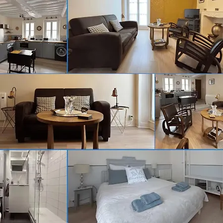Les Remparts Spacieux 1 Er Etage Renove Joliment Decore Bien Equipe Plein Centre Proche Plages Du Debarquement Parking Gratuit A Proximite Apartment *